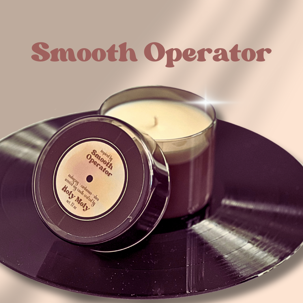 Smooth Operator - Hand Poured Scented Soy Candle - 12oz