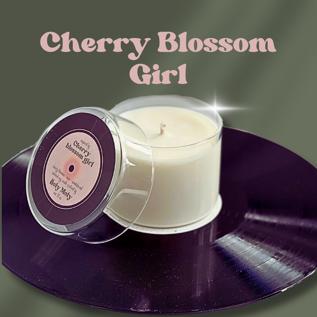 Cherry Blossom Girl - Hand Poured Scented Soy Candle - 12oz